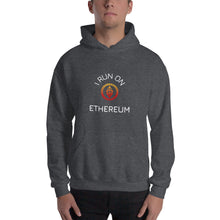 Load image into Gallery viewer, I Run On Ethereum Unisex Hoodie - Model WFOGCC