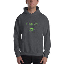 Load image into Gallery viewer, I Run On ADA Crypto Coin Unisex Hoodie - Model GFOGCC
