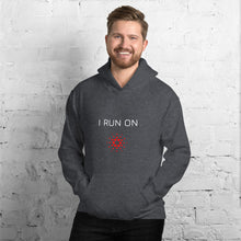 Load image into Gallery viewer, I Run On ADA Crypto Coin Unisex Hoodie - Model WFORCC