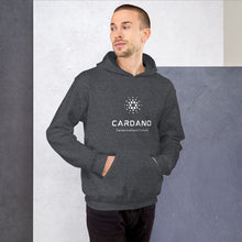 Load image into Gallery viewer, Cardano Decentralized Future Unisex Hoodie - Model WCCOWFOWF