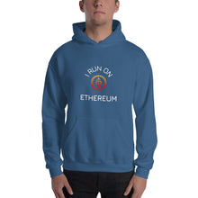 Load image into Gallery viewer, I Run On Ethereum Unisex Hoodie - Model WFOGCC