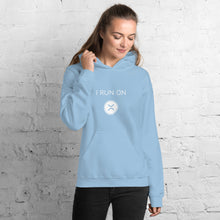 Load image into Gallery viewer, I Run On XRP Crypto Coin Unisex Hoodie - Model WFOWCC