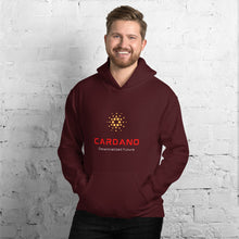 Load image into Gallery viewer, Cardano Decentralized Future Unisex Hoodie - Model GCORFAWF