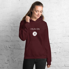 Load image into Gallery viewer, I Run On XRP Crypto Coin Unisex Hoodie - Model WFOWCC