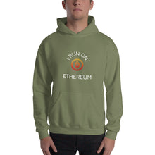 Load image into Gallery viewer, I Run On Ethereum Unisex Hoodie - Model WFOGCC