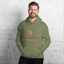Load image into Gallery viewer, Cardano Decentralized Future Unisex Hoodie - Model GCORFAWF