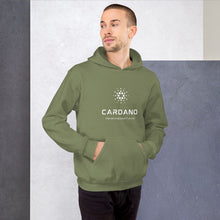 Load image into Gallery viewer, Cardano Decentralized Future Unisex Hoodie - Model WCCOWFOWF