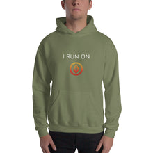 Load image into Gallery viewer, I Run On Ether Crypto Coin Unisex Hoodie - Model WFOBOCC