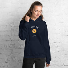 Load image into Gallery viewer, I Run On Gold XRP Unisex Hoodie - Model WFGCCWF