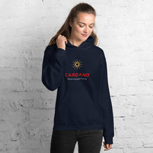 Load image into Gallery viewer, Cardano Decentralized Future Unisex Hoodie - Model GCORFAWF