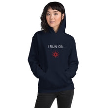 Load image into Gallery viewer, I Run On ADA Crypto Coin Unisex Hoodie - Model WFORCC
