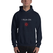 Load image into Gallery viewer, I Run On ADA Crypto Coin Unisex Hoodie - Model WFORCC