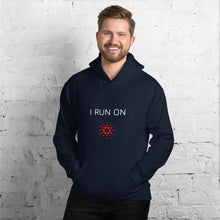 Load image into Gallery viewer, I Run On ADA Crypto Coin Unisex Hoodie - Model WFORCC