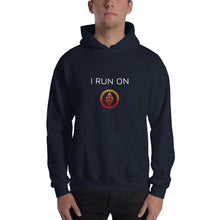 Load image into Gallery viewer, I Run On Ether Crypto Coin Unisex Hoodie - Model WFOBOCC