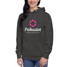 Load image into Gallery viewer, Polkadot Bridging Blockchains Unisex Hoodie - Model PPWWF
