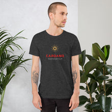 Load image into Gallery viewer, Cardano Decentralized Future Unisex T-Shirt - Model GCORFAWF