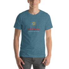 Load image into Gallery viewer, Cardano Decentralized Future Unisex T-Shirt - Model GCORFAWF