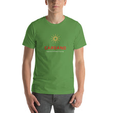 Load image into Gallery viewer, Cardano Decentralized Future Unisex T-Shirt - Model GCORFAWF