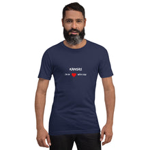 Load image into Gallery viewer, Love For Kansas Unisex T-Shirt