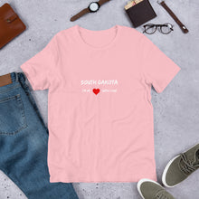 Load image into Gallery viewer, Love For South Dakota Unisex T-Shirt