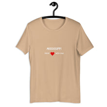 Load image into Gallery viewer, Love For Mississippi Unisex T-Shirt