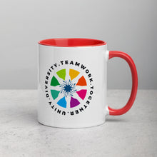 Load image into Gallery viewer, Teamwork Mug 11oz with Color Inside