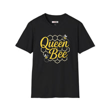 Load image into Gallery viewer, Women&#39;s T-Shirt - Queen Bee With Honeycomb Design
