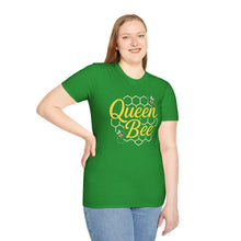 Load image into Gallery viewer, Women&#39;s T-Shirt - Queen Bee With Honeycomb Design
