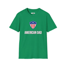 Load image into Gallery viewer, American Dad T-Shirt With Stars and Stripes Shield
