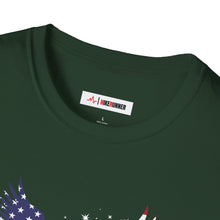 Load image into Gallery viewer, United Strong Unisex Graphic T-Shirt - Patriotic Eagle Silhouette
