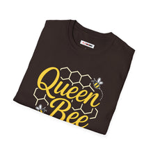 Load image into Gallery viewer, Women&#39;s T-Shirt - Queen Bee With Honeycomb Design
