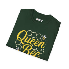 Load image into Gallery viewer, Women&#39;s T-Shirt - Queen Bee With Honeycomb Design
