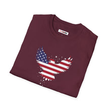 Load image into Gallery viewer, United Strong Unisex Graphic T-Shirt - Patriotic Eagle Silhouette
