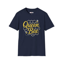 Load image into Gallery viewer, Women&#39;s T-Shirt - Queen Bee With Honeycomb Design
