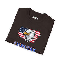 Load image into Gallery viewer, American Legend Unisex Graphic T-Shirt - Eagle On American Flag
