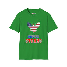 Load image into Gallery viewer, United Strong Unisex Graphic T-Shirt - Patriotic Eagle Silhouette
