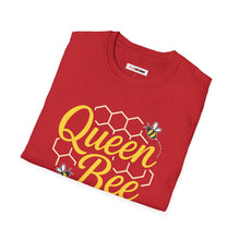 Load image into Gallery viewer, Women&#39;s T-Shirt - Queen Bee With Honeycomb Design
