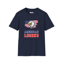 Load image into Gallery viewer, American Legend Unisex Graphic T-Shirt - Eagle On American Flag
