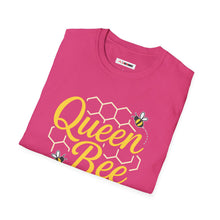 Load image into Gallery viewer, Women&#39;s T-Shirt - Queen Bee With Honeycomb Design
