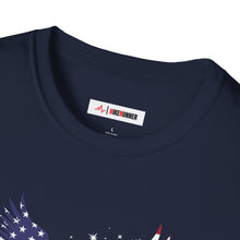 Load image into Gallery viewer, United Strong Unisex Graphic T-Shirt - Patriotic Eagle Silhouette
