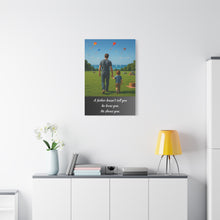 Load image into Gallery viewer, Heartwarming Father-Son Wall Canvas - A Father Shows Love

