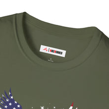 Load image into Gallery viewer, United Strong Unisex Graphic T-Shirt - Patriotic Eagle Silhouette
