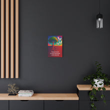 Load image into Gallery viewer, Gratitude for Fathers Wall Canvas - A dad gives his kids the roots to stay grounded and the wings to fly

