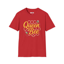 Load image into Gallery viewer, Women&#39;s T-Shirt - Queen Bee With Honeycomb Design
