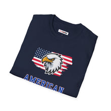 Load image into Gallery viewer, American Legend Unisex Graphic T-Shirt - Eagle On American Flag
