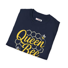 Load image into Gallery viewer, Women&#39;s T-Shirt - Queen Bee With Honeycomb Design
