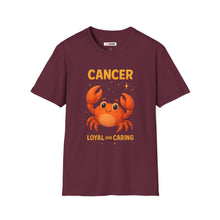Load image into Gallery viewer, Cancer Zodiac - Loyal and Caring - Unisex T-Shirt
