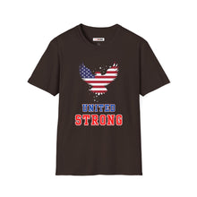 Load image into Gallery viewer, United Strong Unisex Graphic T-Shirt - Patriotic Eagle Silhouette

