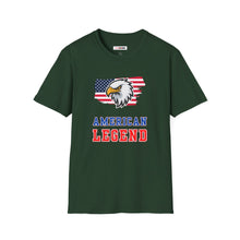 Load image into Gallery viewer, American Legend Unisex Graphic T-Shirt - Eagle On American Flag
