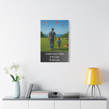 Load image into Gallery viewer, Heartwarming Father-Son Wall Canvas - A Father Shows Love
